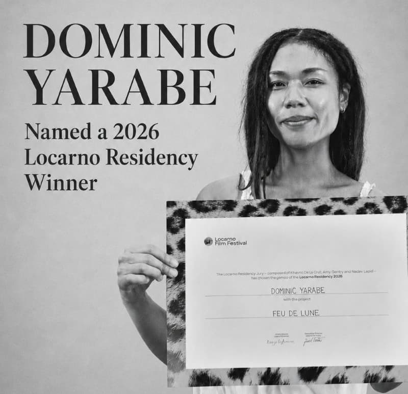 Dominic Yarabe Wins 2026 Locarno Residency for “Feu de Lune”