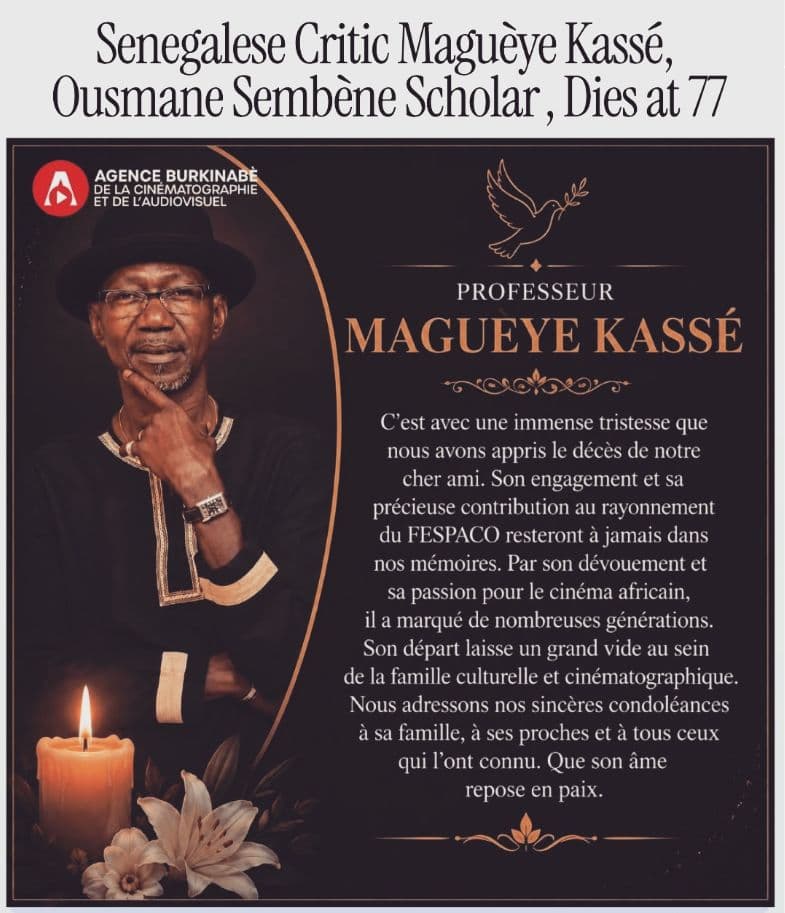 Maguèye Kassé, a Leading Senegalese Scholar of Ousmane Sembène, Dies at 77