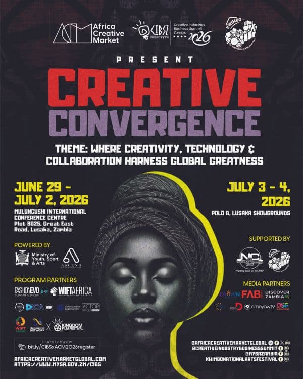Zambia Announces 'Creative Convergence' Program Combining Industry Summit and National Arts Festival